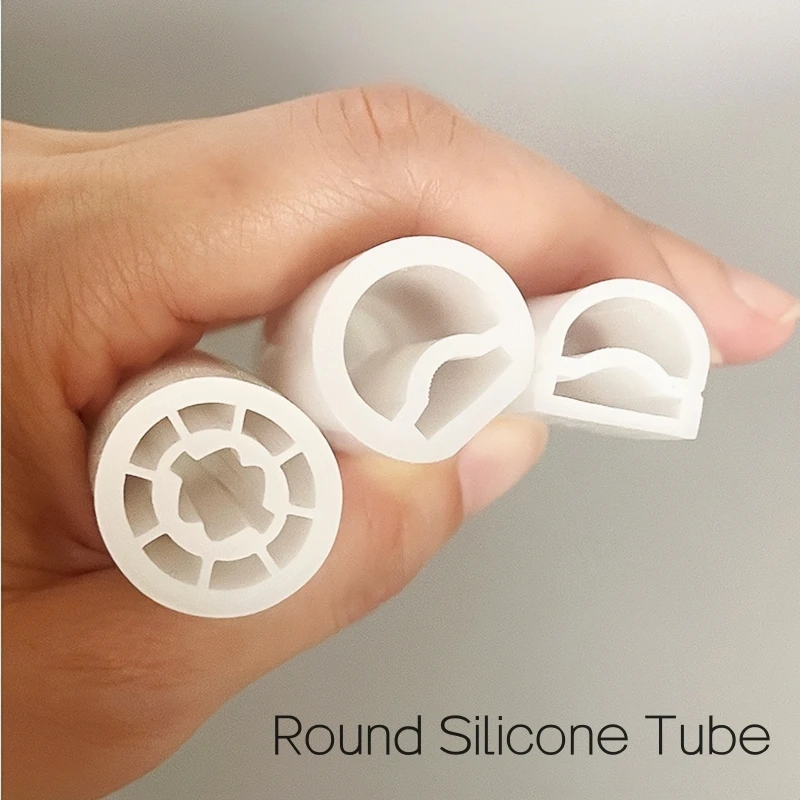 Round Flexible LED Neon Rope Lamp Silicone Tube 180/270/360° Tape Lamp Diffuser For WS2811 WS2815 Outdoor Decor Neon Strip Light