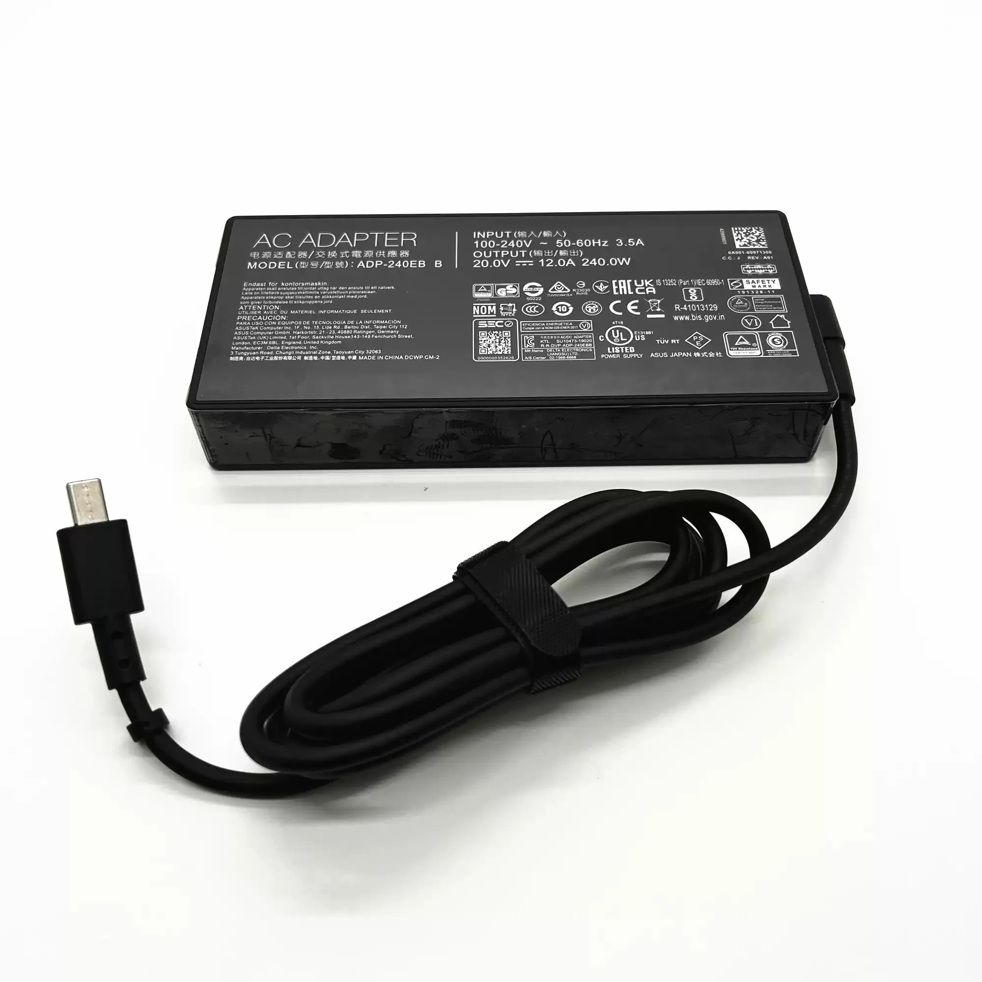 Original 240W 20V12A Laptop Adapter Charger for Asus Rog Zephyrus G16 Proart Px13 Hn7306W Adp-240Eb B Laptop Power Supply