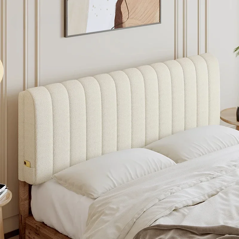 

Pretty sleep cream wind suspension bed bedside soft bag backrest tatami bedroom pillow teddy velvet bedside cushion customizatio