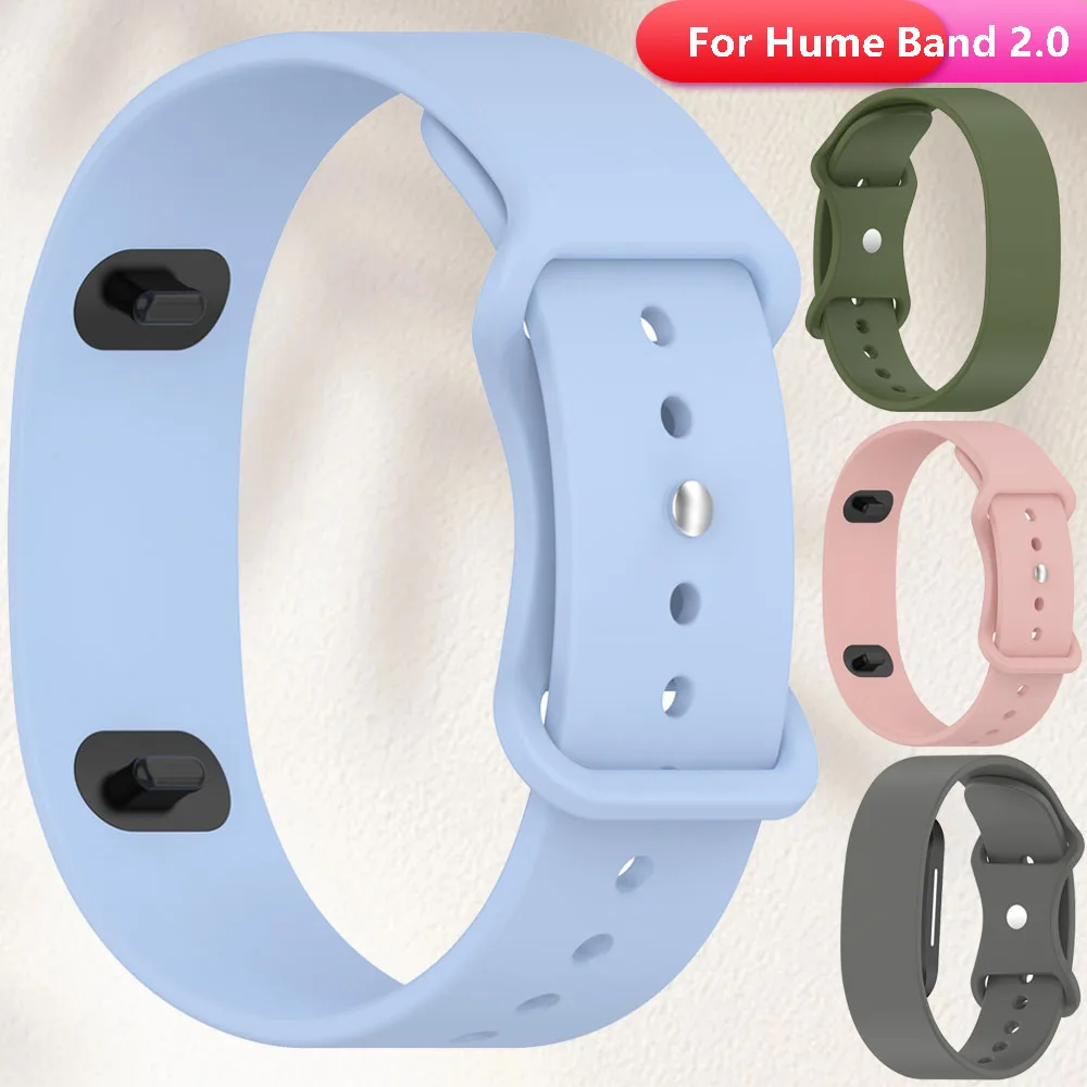 BEHUA Watch Band For Hume Band 2.0 Smartwatch Silicone Strap Bracelet Watchband for Women Men Replacement Wristband Accessories