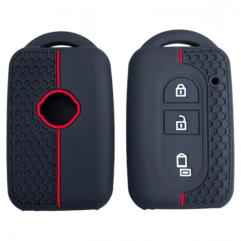 غطاء حافظة مفاتيح من السيليكون لنيسان قاشقاي ميكرا جوك X-Trail نافارا ملاحظة تيدا بدون مفتاح فوب شل الجلد كيرينغ حامل حامي