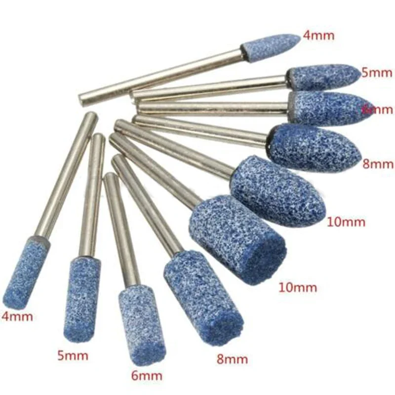 

10pcs Polishing Head Wheel Head Polishing Grinding Head Electric Drill Bit Wheel For Rotary Accessories Power Wood Abrasive Tool