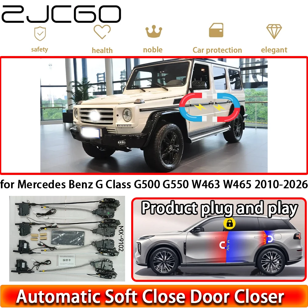 for Mercedes Benz G Class G500 G550 W463 W465 2010-2026 Soft Close Door Kit Power Closing Latch System Auto Pull Door Easy Close