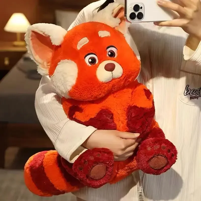 2024 20-45cm Disney Kawaii Version Of Youth Deformation Plush Dolls Raccoon Doll Red Panda Plushie Dolls Children Gift Room Deco