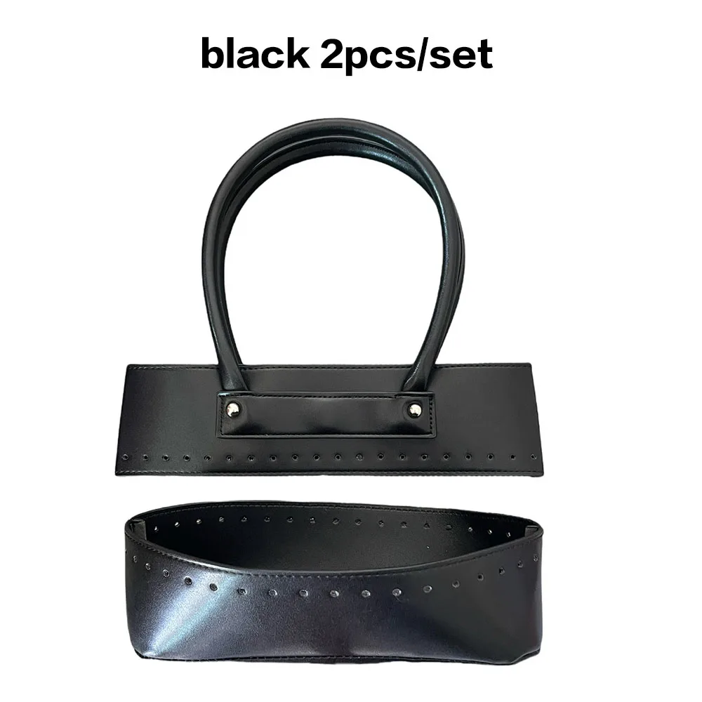 2Pcs/Set New Style One-Piece Handbag Pu Accessories, Three-Dimensional Bag Bottom, Hand-Sewn Woven DIY Handmade Material Kit