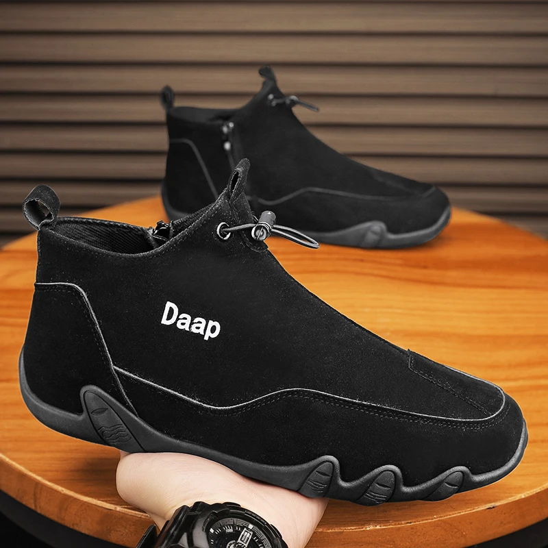 

SMVP mid-top octopus shoes, casual men's shoes, lazy shoes