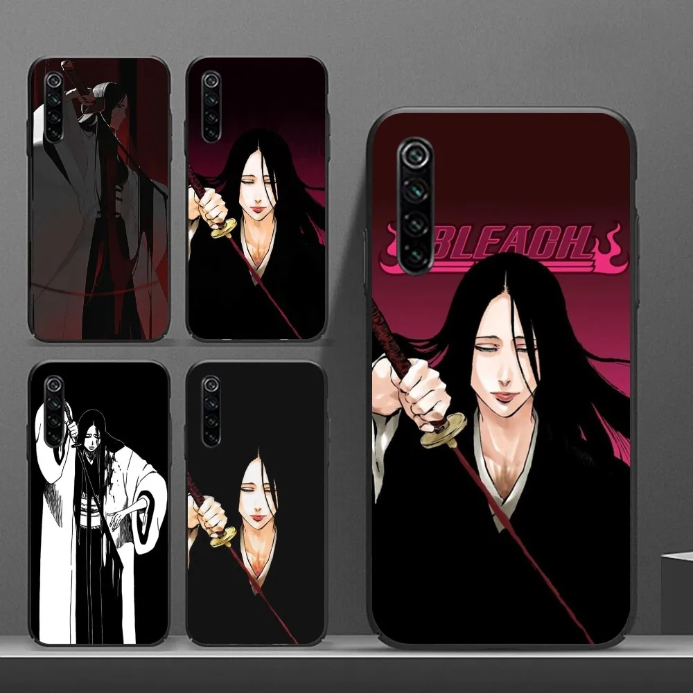 Bleach Unohana Mobile Cell Phone Case for Realme GT 2 9i 8i 7i Pro X50 X2 C35 C21 C20 C11 C3 Black Soft Phone Cover Funda