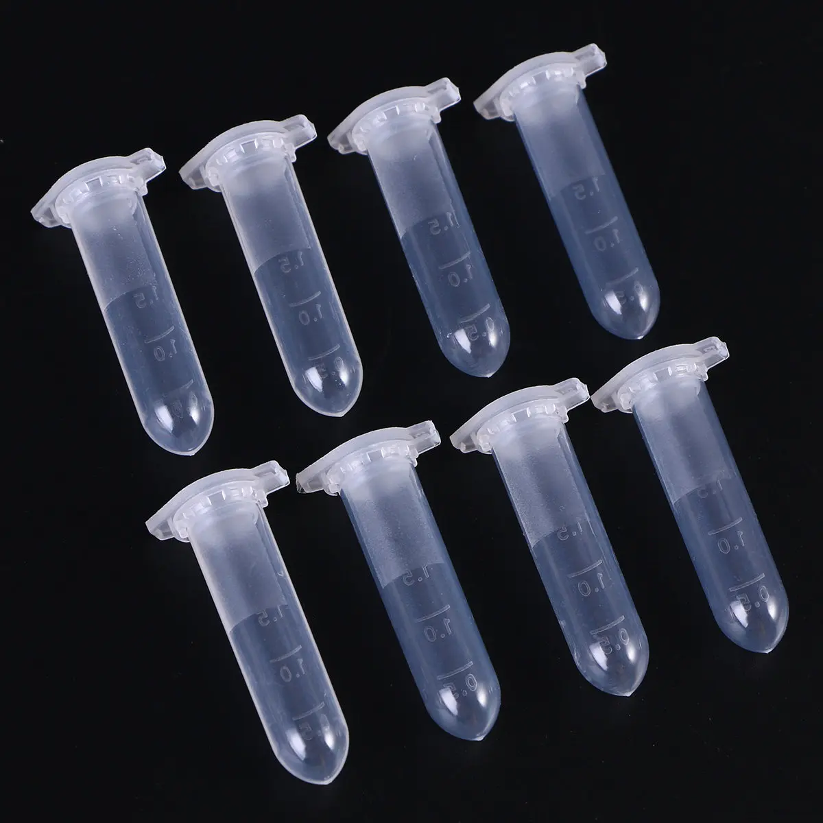 

1000 шт. центрифужных пробирок с круглым дном, герметичной крышкой, гладкими стенками, точной шкалой, для микропроб, лабораторные принадлежности, контейнеры