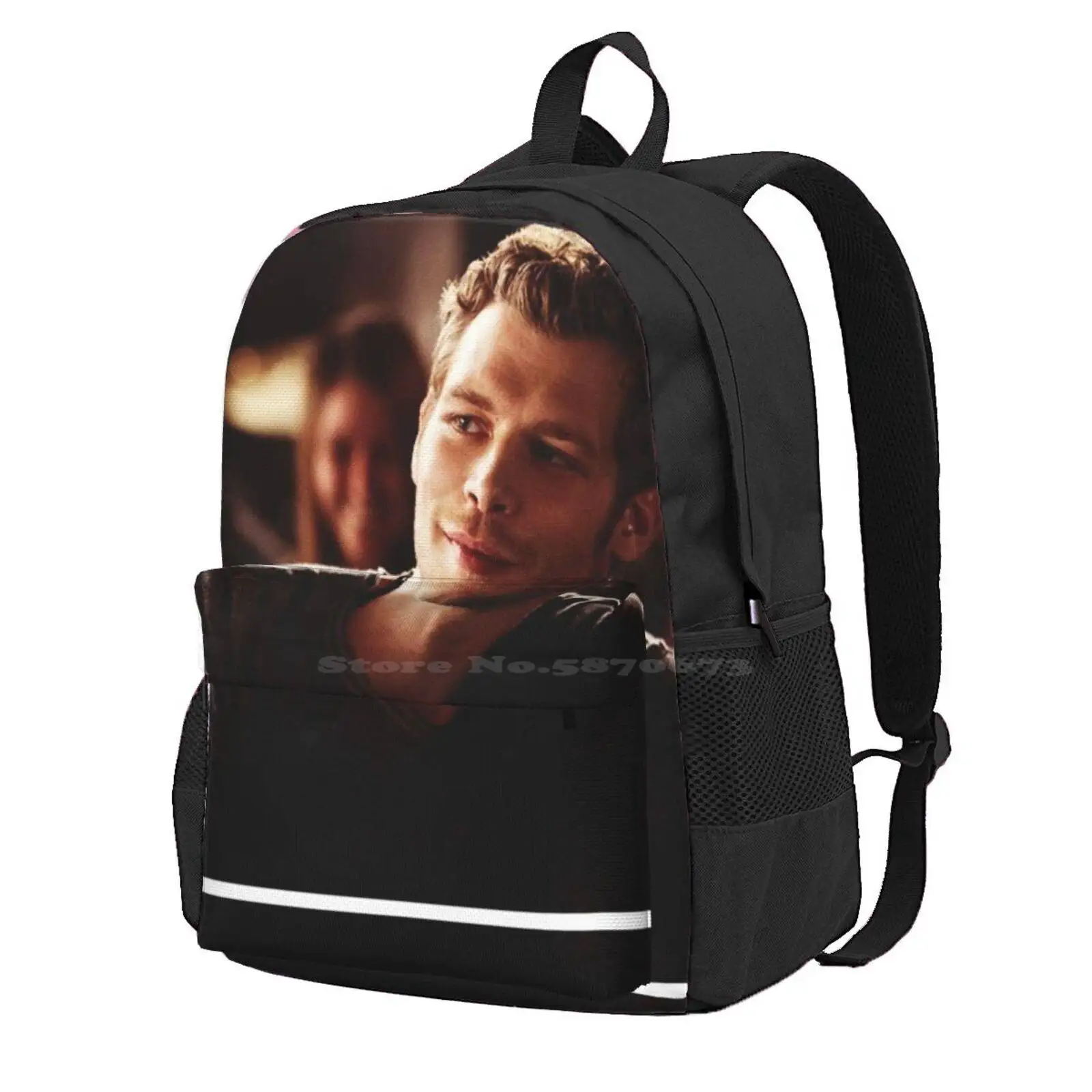 Klaus Mikaelson Hot Sale Schoolbag Backpack Fashion Bags Thevampirediaries Klausmikaelson Theorignials Damonsalvatore Tvd