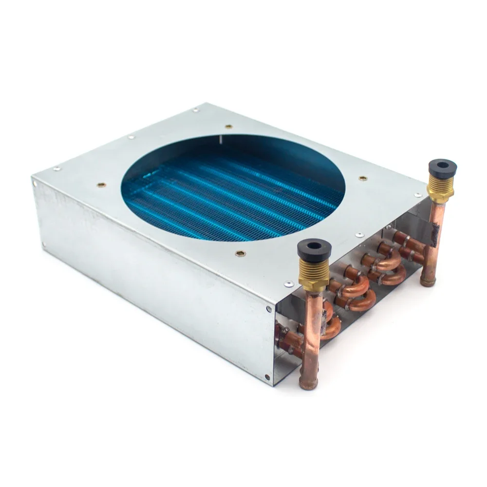 Condenser with Copper Tubes & Aluminum Fins for Small Refrigerators, Air Conditioners, Ice Machines