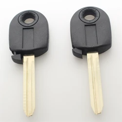 No Logo 10Pcs Replacement Case Transponder Remote Key Shell For Isuzu TOY43R Blade Can Install Chip