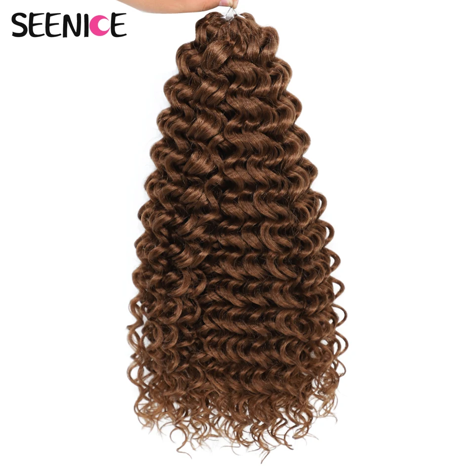 22 Zoll Marshmallow synthetische Afro Curl Häkeln Haar Twist Braid verworrene lockige Flechten Haarverlängerungen Ombre Blonde für BlackWomen – Detail 8