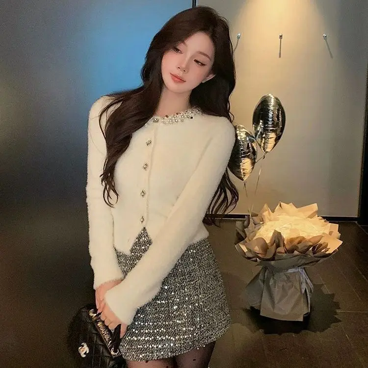 

Sweaters Jumpers Cardigans Womens Cardigan Yarn Modal Cotton Ribbed Border Relaxed Fit Daily Commute Basic Simple Practical Sexy