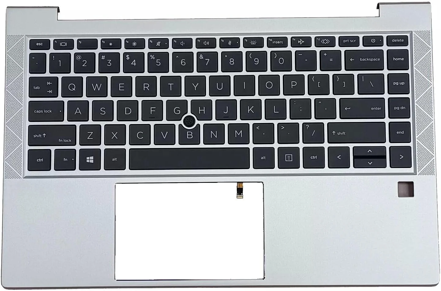 Replacement Palmrest Upper Case for HP Elitebook 840 G7 G8 745 G7 Backlit Keyboard PN M07090-001 Silver
