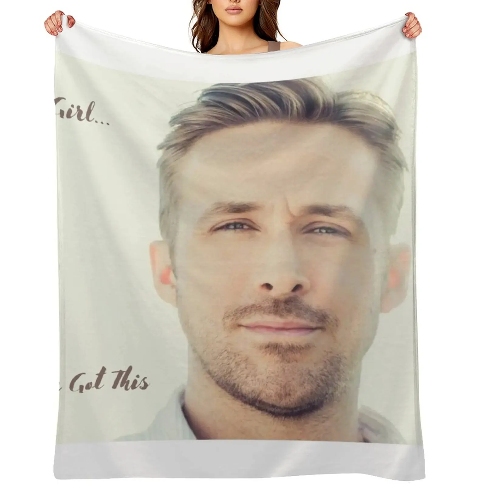 

Hey Girl Ryan Gosling Throw Blanket Decoratives Blankets For Baby Kid'S Nap Blankets