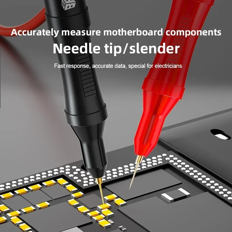 BST-951-JP 20A الربيع تلسكوبي Mulitmeter التحقيق موصلات اختبار النحاس النقي مؤشر فائق التوصيل مادة سلك السيليكون الناعم