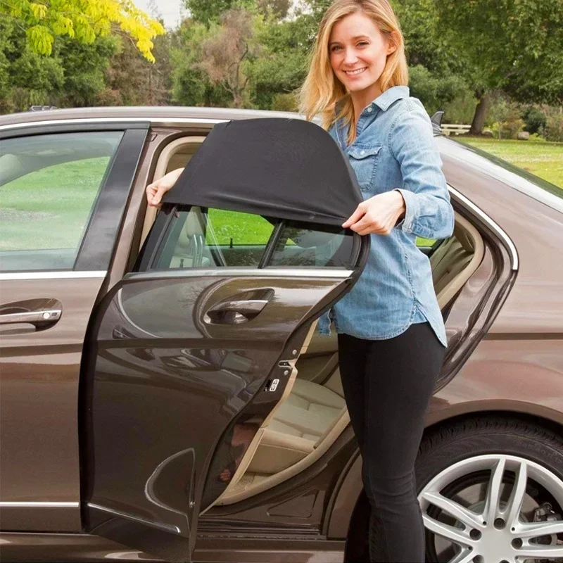 Universal Car Sunshade UV Protection Side & Rear Window Visor Shield Anti-Glare Heat Reduction Auto Styling Curtain