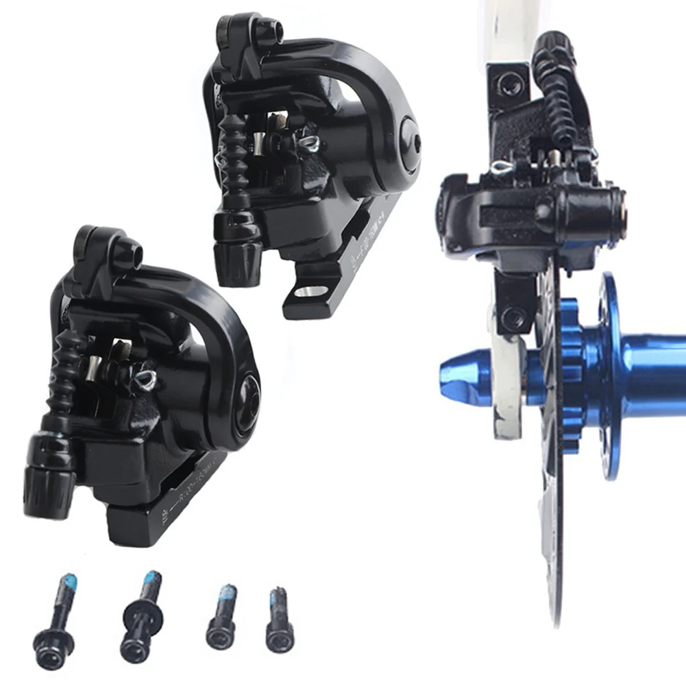 /Mechanical /Disc /Brake Caliper Double Sided Drive Flat Mount 160mm Front 140mm Rear Adjustable Steel Black For Road Bike Cycli - view 2