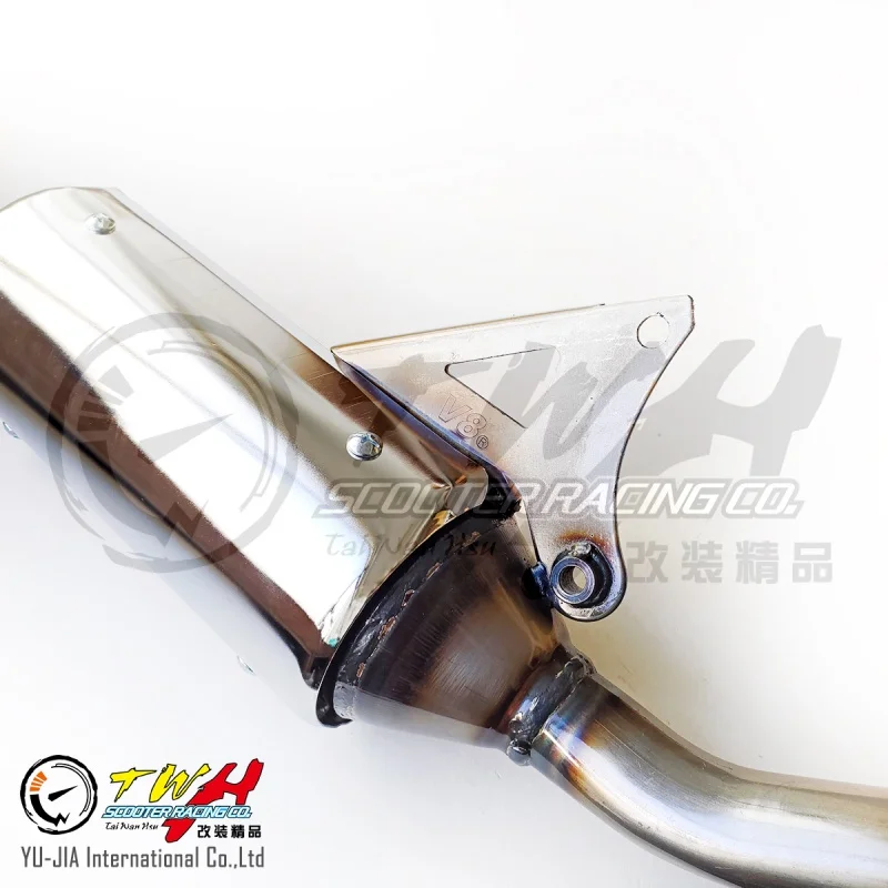 V8 Taiwan Made BWS100 4VP-W003 Motorcycle Racing Muffler Exhaust Pipe For YAMAHA BWS 4VP