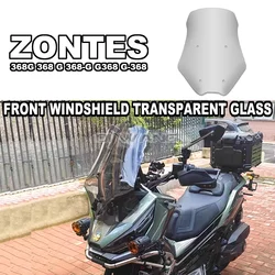 Motorcycle Modified Windshield Heightening Transparent Windshield Accessories FOR ZONTES 368G 368-G 368 G G368 G-368