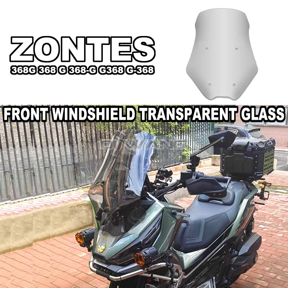 Motorcycle Modified Windshield Heightening Transparent Windshield Accessories FOR ZONTES 368G 368-G 368 G G368 G-368