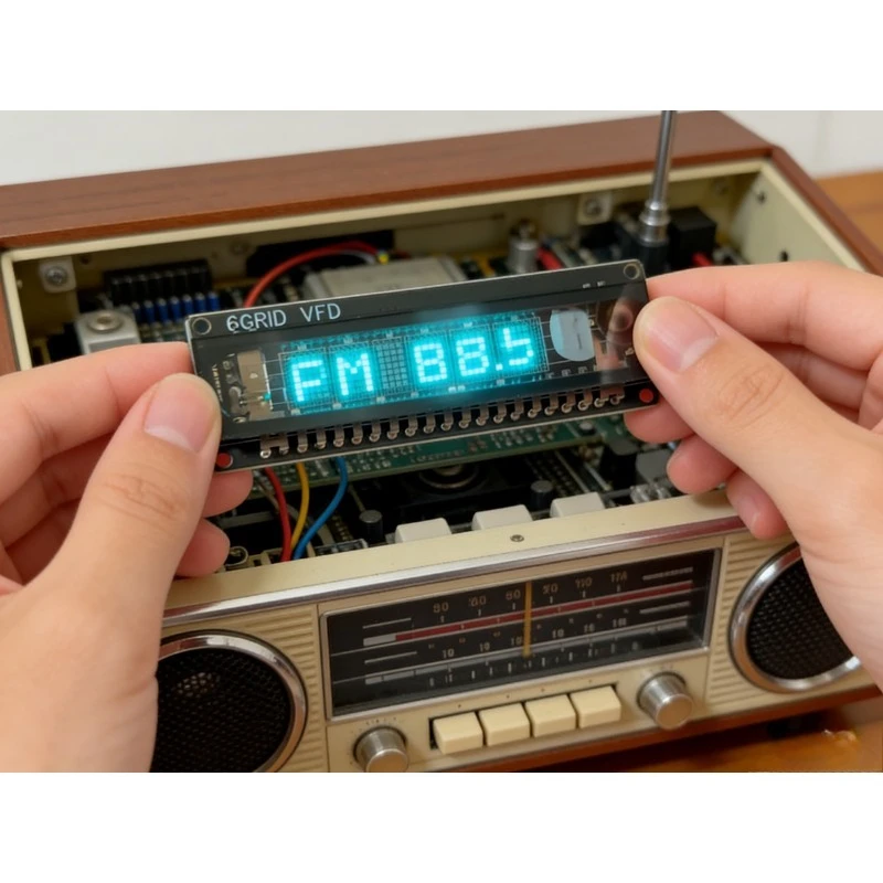 Ultra-Mini 6-Digit VFD Display Module DIY Clock Embedded Project