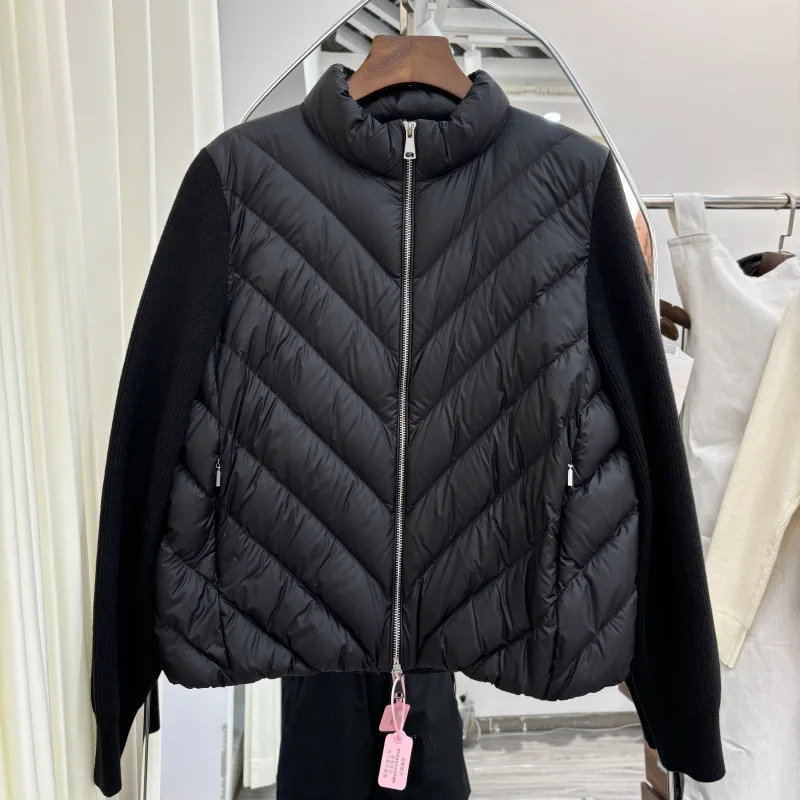 Piumino da donna di nuova moda autunno e inverno Giacca da pendolare con colletto alla coreana