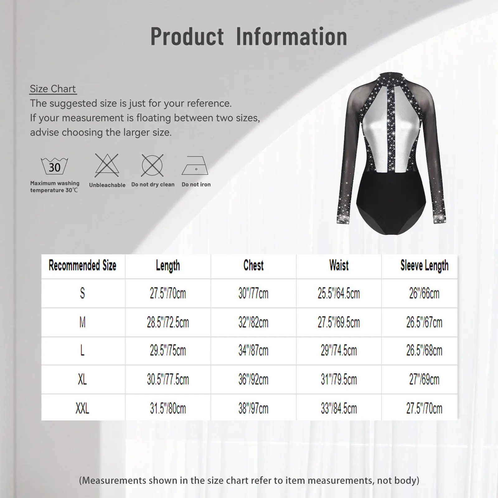 Justaucorps de danse de gymnastique à strass pour femmes, Costumes de patinage artistique, manches longues, body en maille, vêtements de Performance