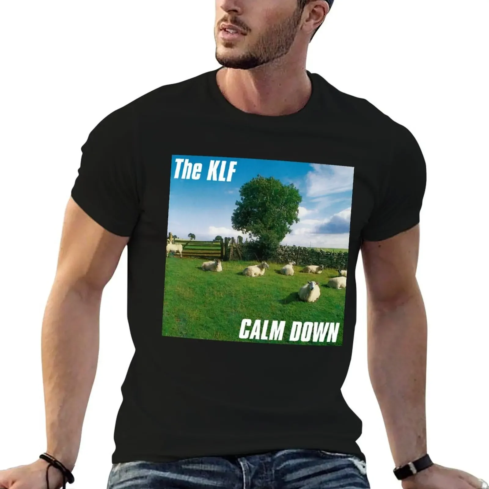 The KLF - Calm Down T-Shirt customizeds boys animal print animal prinfor boys football t shirt funny t shirts for men