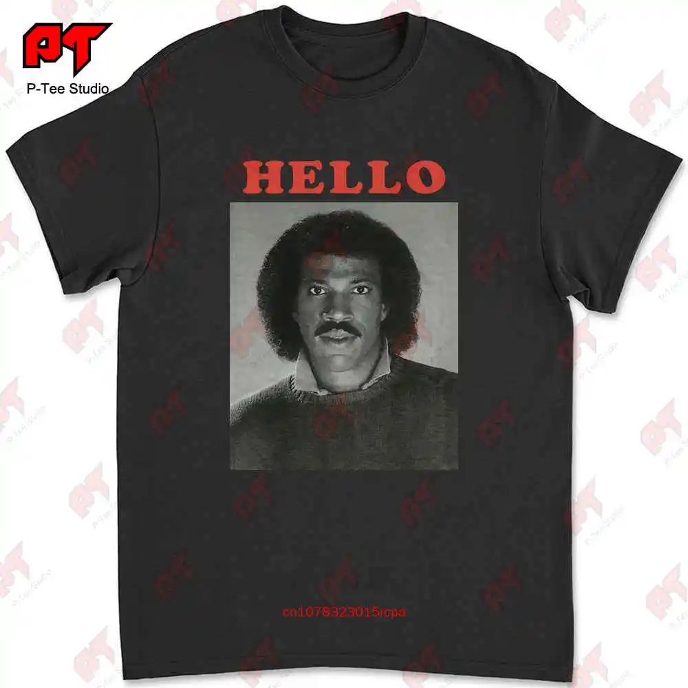 Lionel Richie Hello Photo 1983 01 T-shirt RSO9