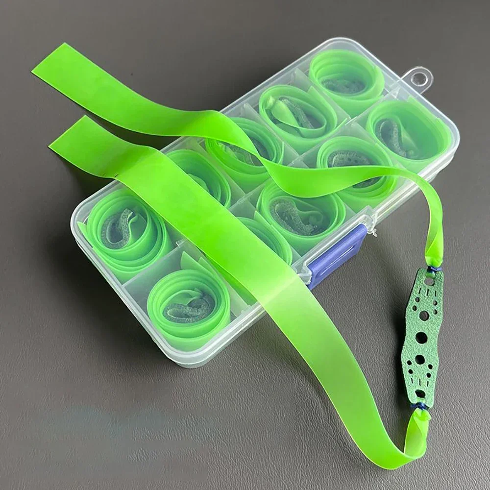 3015 Taper 0.5-0.75mm Thickness Slingshot Special Rubber Band 10PCS Large Taper Competitive Rubber Band Three Lengths