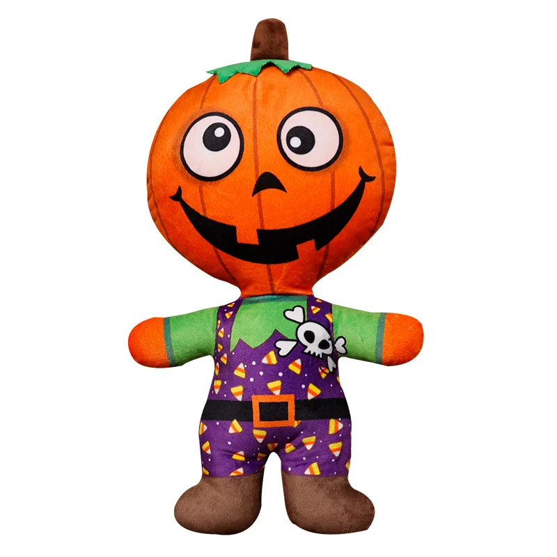 New Funny Halloween Plush toy Doll Pumpkin Man Skeleton Monster Horror Doll Send Children Halloween Props Plush Decoration Doll