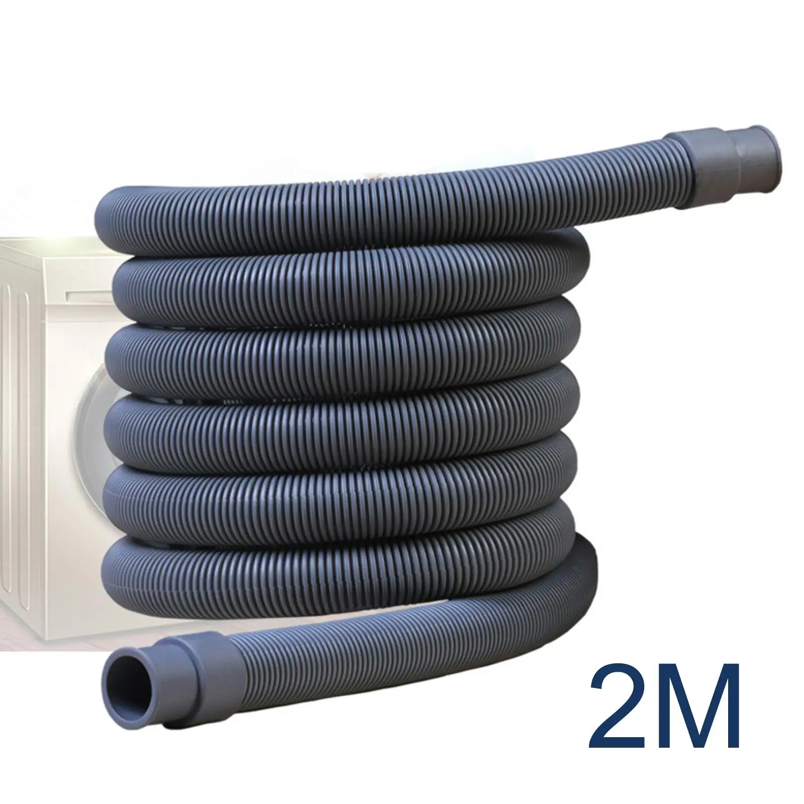 Drain Hose Drain Replacement Waste Water Outlet Expel Pipe Flexible Hose Washing Machine Drain Waste Hose for Accessories Indoor