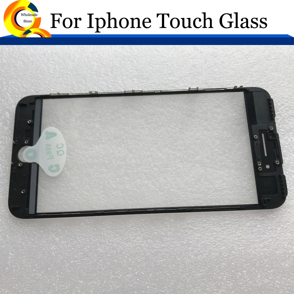 10Pcs\Lot For iPhone 6 6s 5 7 8 Plus  Touch Screen Front Outer Glass With Laminated OCA Replacement