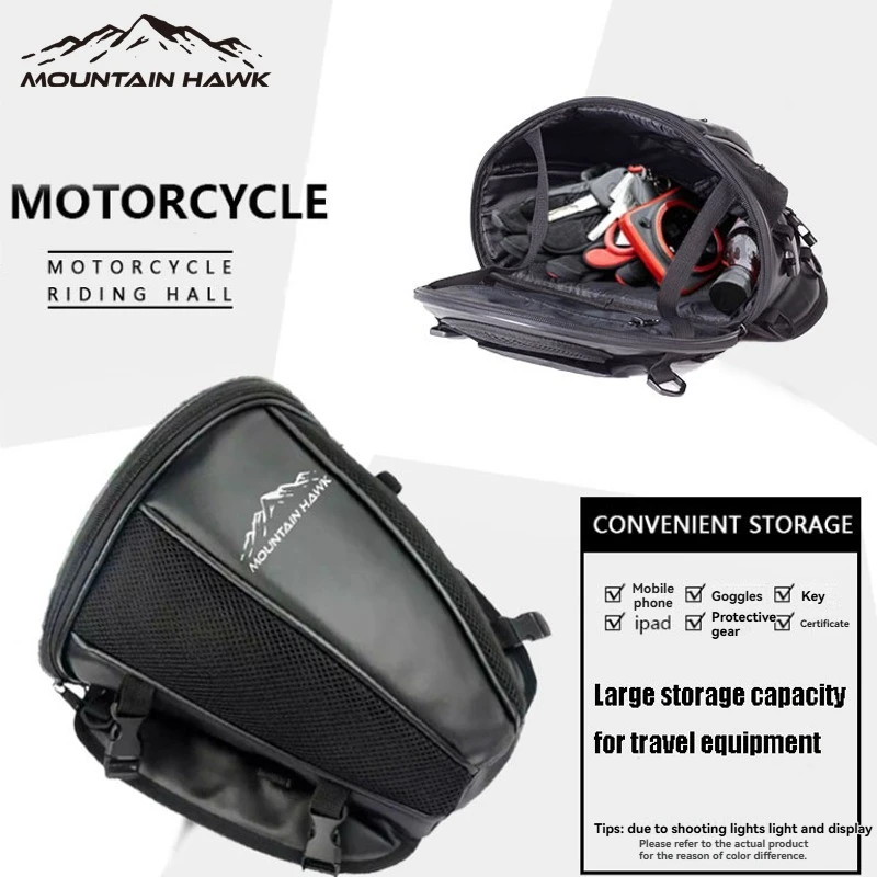 

NEW Motorcycle Tail Bag Multifunctional Motorbike Backseat Bag Rear Seat Luggage Storage Bag