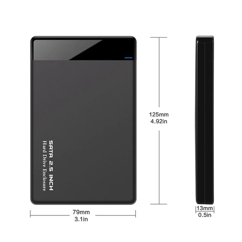 Superior-HDD Case 2.5 Inch SATA Adapter Hard Drive Enclosure For SSD Disk HDD Box Case HD External HDD Enclosure