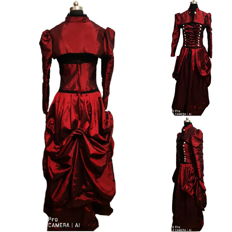 Custom-made Victorian Dress New Year Cosplay  dresses D-911