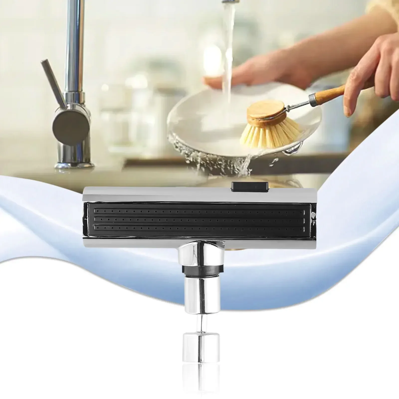 Water Tap Faucet 18*10*5cm 180° Swivel 1PC ABS Accessories Fittings Kitchen Multifunction Parts Premium Practical