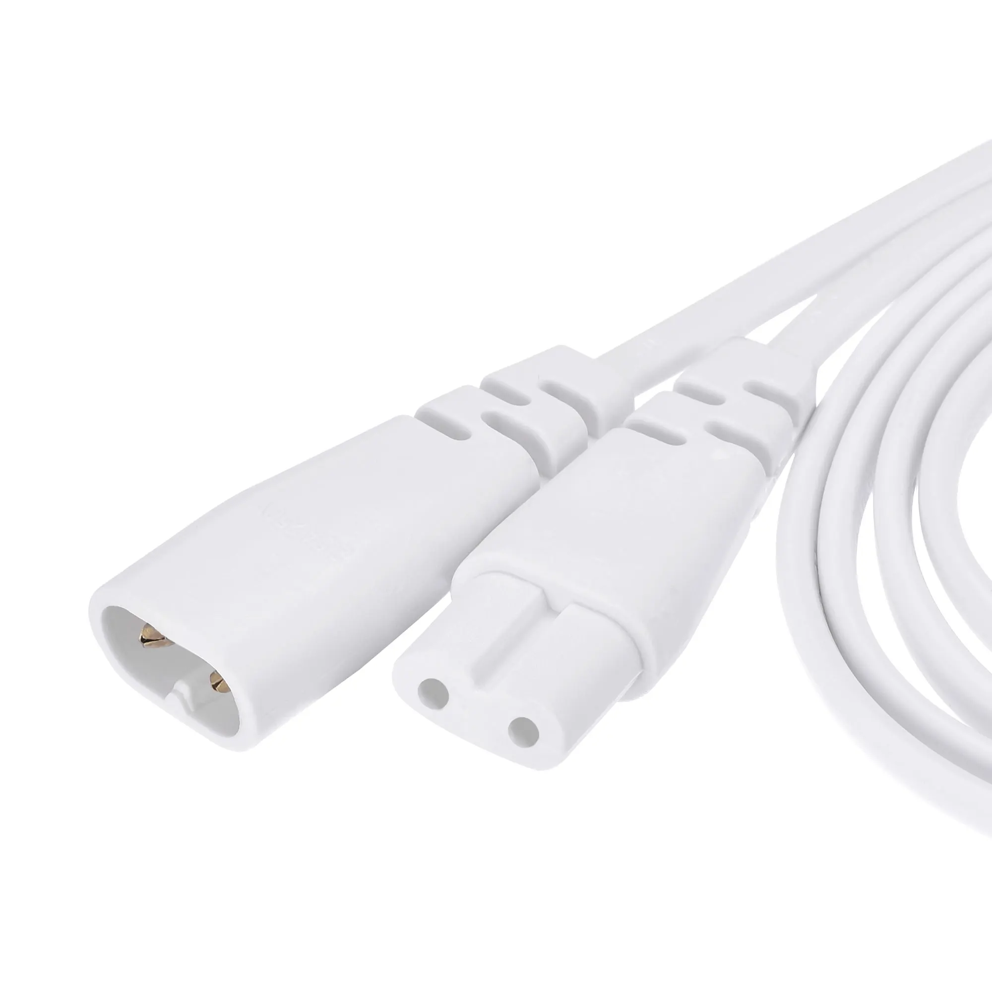 4Pcs 30CM/50CM T5 LED Tube Extension Cable Wire 2 Pin Male to Female Cord LED Integrated Light Tube Fixture Connecting Cable