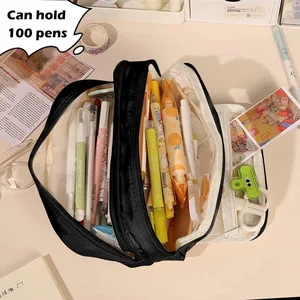 Cute multi -pencil scholarship, large capacity pen bag, durable stationery storage scholarship for students, school and office 6 Main Sales School Multifunctional Case - №6