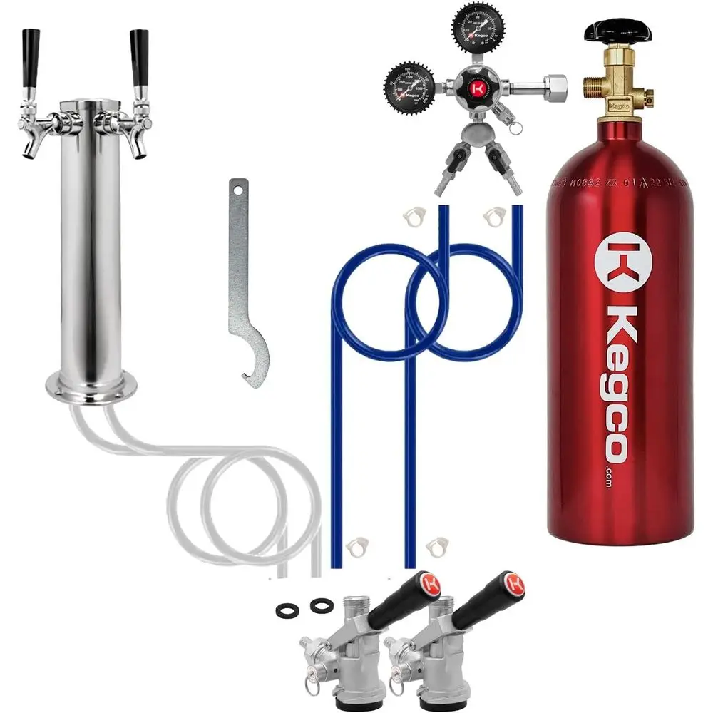 

Комплект для переоборудования кегератора на два крана коммерческого класса