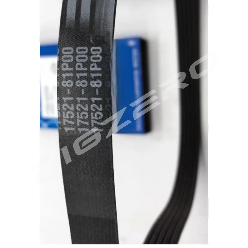 95141-62R00 17521-81P00 Genuine Water Pump Alternator Air Conditioning Belts Power Steering Pumps Belt for Suzuki Ignis Rubber