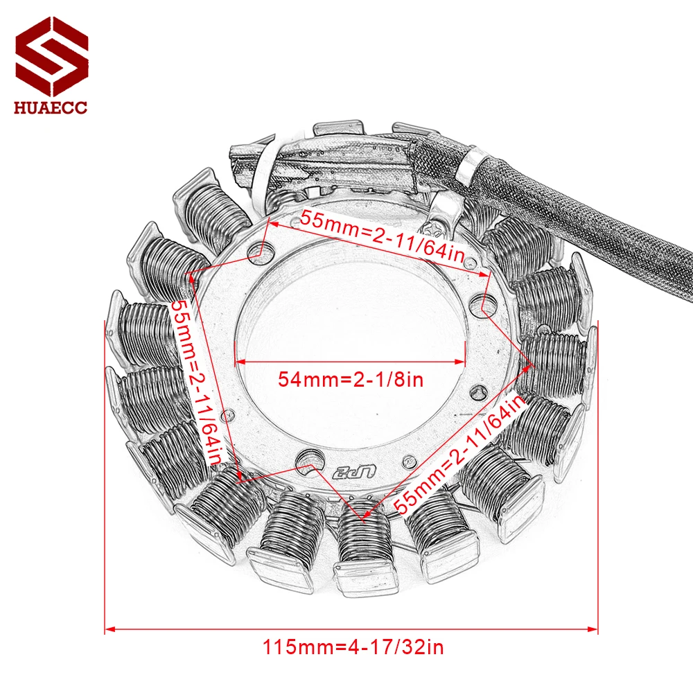 الإشعال الجزء الثابت ملف مغناطيسي لكاواساكي نينجا ZX6R ZX-6R ZX 6R ZX600 1998 1999 210031330 #6