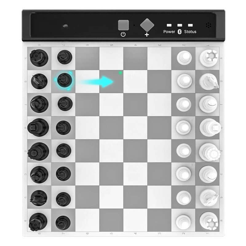 Smart Chess, Mini Portable with Magnetic,  Adult Robot Teaching Electronic Chessboard for  Puzzle