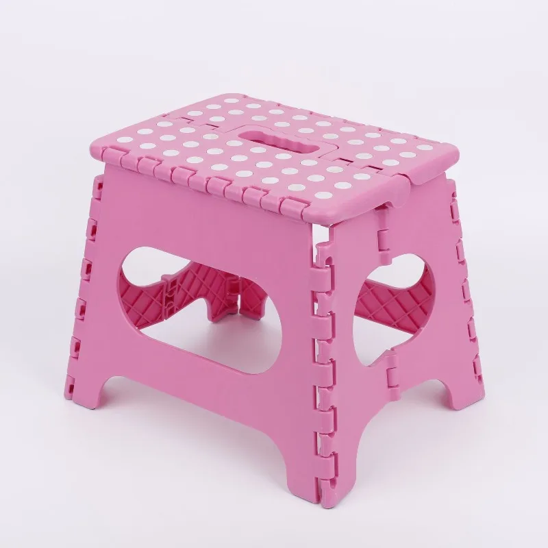 

27cm Colored Plastic Child Stool Foldable Sturdy Stools for Children and Adults Portable Indoor and Outdoor Portable Stools