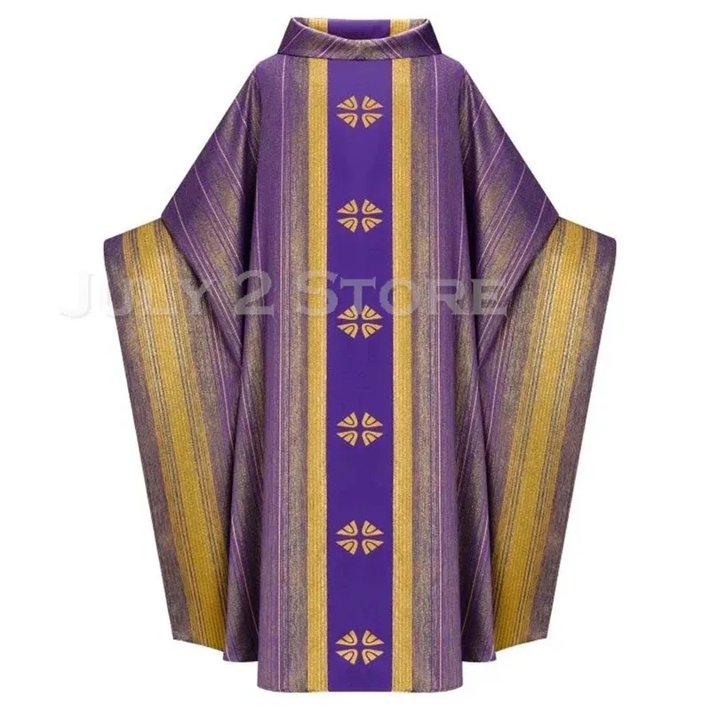 

COSda@Anime Cosplay In Stock Halloween Costume Church Vestments Priest Clergy Chasuble Catholic Robe Unisex For Halloween Party