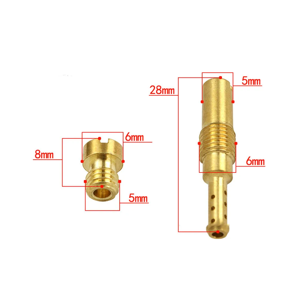 오토바이 PWK PE Keihin 카브레타 PWK CVK PE 카브레타 메인 게이지 구멍, 아이들 게이지 구멍 액세서리, 파일럿 메인 및 보조 노즐