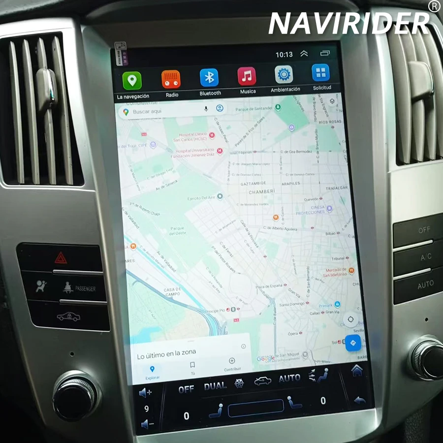 12.1inch Android  Screen GPS Carplay For Lexus RX300 RX330 RX350 RX400 For Toyota Harrier Car Radio Multimedia Player Navigation