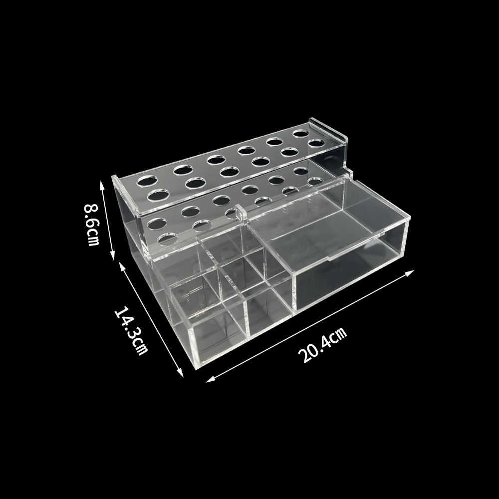 Multi-functional Dental Resin Shelf Placement Rack Adhesive Applicator Dispenser for Composite Syringes Bonding Box Dentist Lab