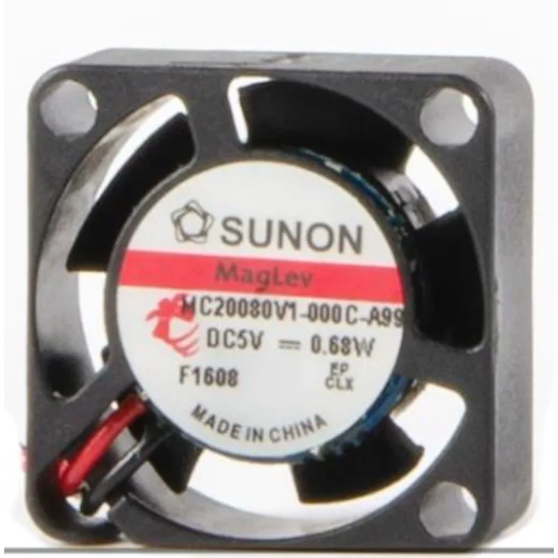 New Fan MC20080V1-000C-A99 for SUNON 2008 5V 0.68W 2CM Magnetic Levitation Cooler Fan 20 × 20 × 8mm